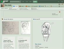 Tablet Screenshot of nyx-moon.deviantart.com