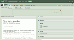 Desktop Screenshot of fancia.deviantart.com