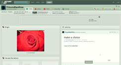 Desktop Screenshot of princessblackrose.deviantart.com