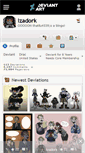 Mobile Screenshot of izadork.deviantart.com
