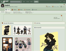 Tablet Screenshot of izadork.deviantart.com