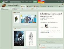 Tablet Screenshot of henshinheroph.deviantart.com