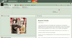 Desktop Screenshot of himiko.deviantart.com