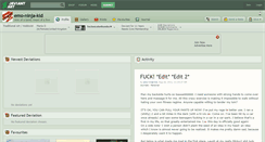 Desktop Screenshot of emo-ninja-kid.deviantart.com