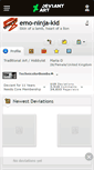 Mobile Screenshot of emo-ninja-kid.deviantart.com