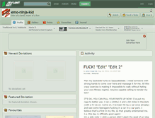 Tablet Screenshot of emo-ninja-kid.deviantart.com