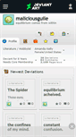 Mobile Screenshot of maliciousguile.deviantart.com