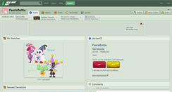 Desktop Screenshot of faeriebottle.deviantart.com