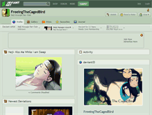 Tablet Screenshot of freeingthecagedbird.deviantart.com