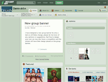 Tablet Screenshot of damn-art.deviantart.com