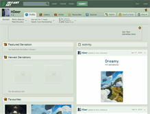 Tablet Screenshot of hdeer.deviantart.com