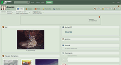Desktop Screenshot of dinamzz.deviantart.com