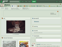 Tablet Screenshot of dinamzz.deviantart.com