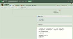 Desktop Screenshot of l-h4x3d.deviantart.com