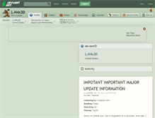 Tablet Screenshot of l-h4x3d.deviantart.com
