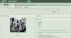 Desktop Screenshot of justange.deviantart.com