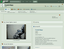 Tablet Screenshot of coustichippy.deviantart.com