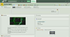 Desktop Screenshot of monkeymagico.deviantart.com