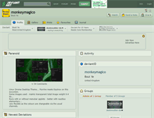 Tablet Screenshot of monkeymagico.deviantart.com