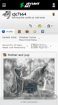 Mobile Screenshot of cjc7664.deviantart.com