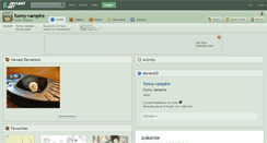 Desktop Screenshot of funny-vampire.deviantart.com