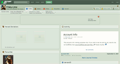 Desktop Screenshot of frisky-lime.deviantart.com