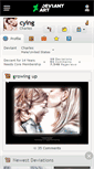 Mobile Screenshot of cying.deviantart.com
