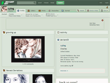 Tablet Screenshot of cying.deviantart.com