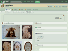Tablet Screenshot of cardigliano.deviantart.com