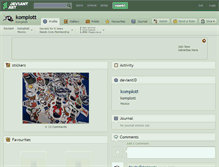 Tablet Screenshot of komplott.deviantart.com