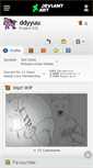 Mobile Screenshot of ddyyuu.deviantart.com