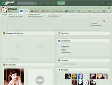Tablet Screenshot of kitsuuu.deviantart.com
