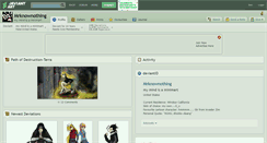 Desktop Screenshot of mrknownothing.deviantart.com