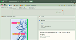Desktop Screenshot of k-x.deviantart.com