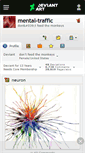 Mobile Screenshot of mental-traffic.deviantart.com