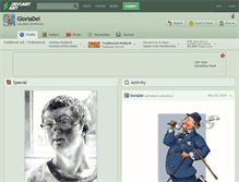 Tablet Screenshot of gloriadei.deviantart.com