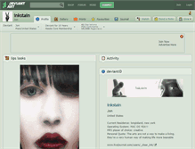 Tablet Screenshot of inkstain.deviantart.com