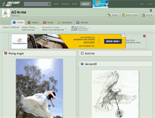 Tablet Screenshot of aiz-is-me.deviantart.com