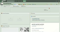 Desktop Screenshot of cascadingesctasy.deviantart.com