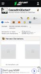 Mobile Screenshot of cascadingesctasy.deviantart.com