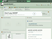 Tablet Screenshot of cascadingesctasy.deviantart.com