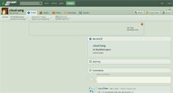Desktop Screenshot of cloud-song.deviantart.com