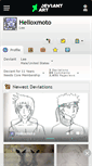 Mobile Screenshot of helloxmoto.deviantart.com