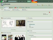 Tablet Screenshot of helloxmoto.deviantart.com