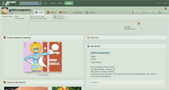 Desktop Screenshot of gothicrosepoetry.deviantart.com