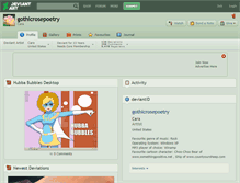 Tablet Screenshot of gothicrosepoetry.deviantart.com