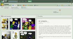 Desktop Screenshot of chamzel.deviantart.com