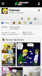 Mobile Screenshot of chamzel.deviantart.com