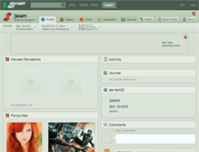 Tablet Screenshot of jasam.deviantart.com