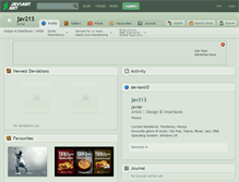 Tablet Screenshot of jav213.deviantart.com